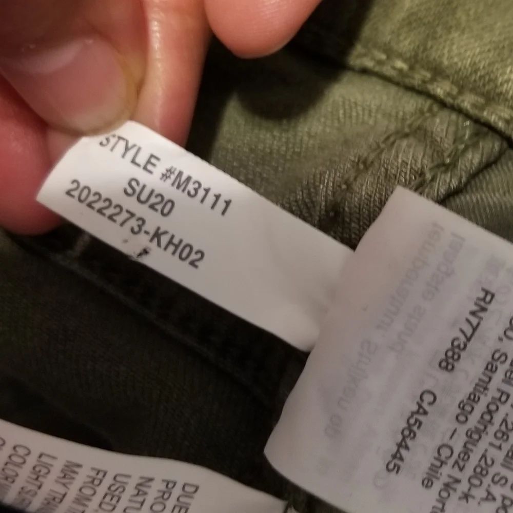 NWT Madewell Jeans Women's Size 27 Color Militar Green
